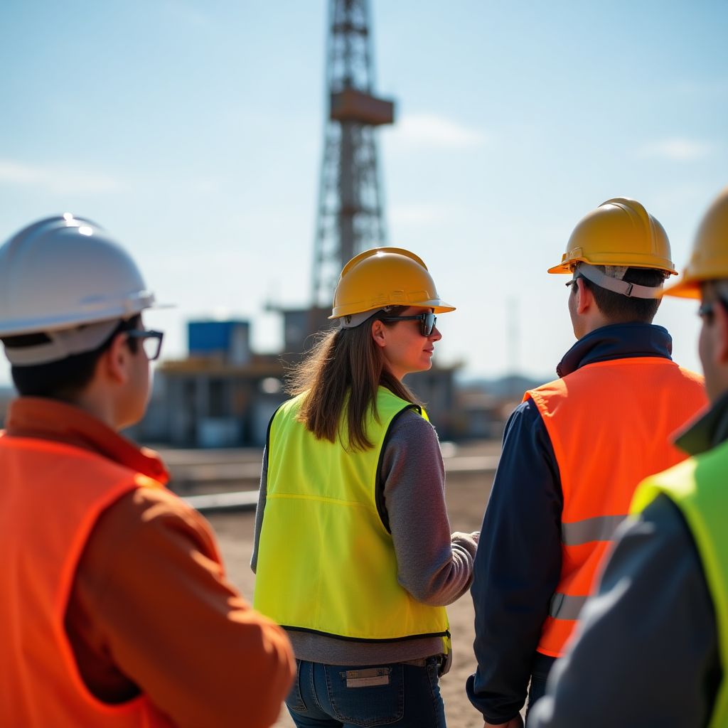 Visita técnica a instalación petrolera